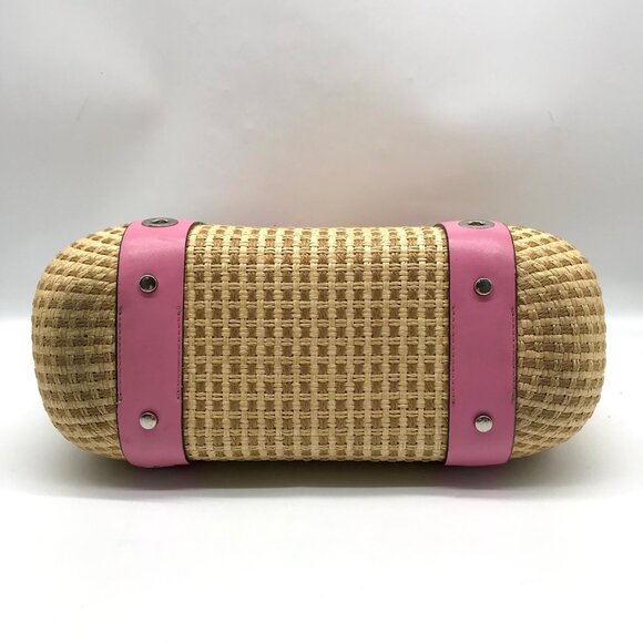 Maxx New York Pink Woven Shoulder Bag - Picture 5 of 11